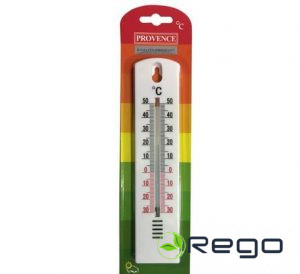 PROVENCE Termometrs 20cm istabas/balts 01410008