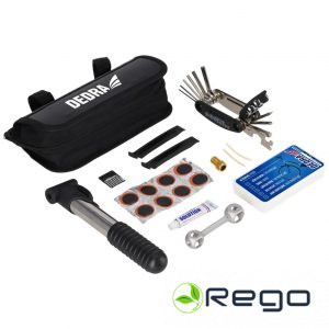 Dedra 06F301 Velosipēda apkalpes komplekts, remonta komplekts, 17 detaļas