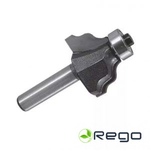 Dedra 07F201B Viļņotas apmales frēze, kāts 8 D 28,8 H  15,9 R 3,96 B 7,92mm.