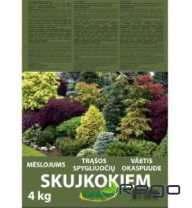 Mēslojums skujkokiem 4kg NPK 8-11-23