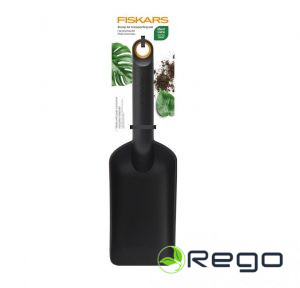 Fiskars Rokas lāpsta, 1071303, izturīga sintētiskā sveķu konstrukcija, augstas malas