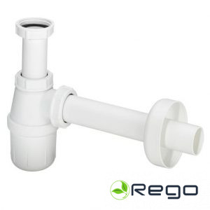 Viega Izlietnes sifons, 1¼ x 32 mm, plastmasa, balta (108694)
