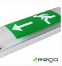 346-201 (12)LED Exit 4W 160LM 6000K IP65 240V DC 50Hz 3h Avārijs izejas gaism