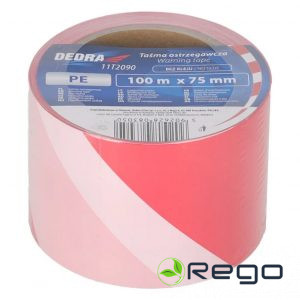 Dedra 11T2090 Brīdinājuma lente 75 mm x 100 m, bez līmes