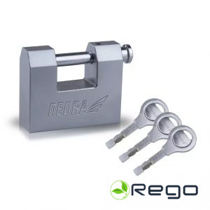 Dedra 11U142 Niķelēta čuguna piekaramā atslēga 70mm