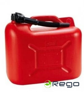 Plastmasas Kanna degvielai ar uzgali 5L sarkana (125006)