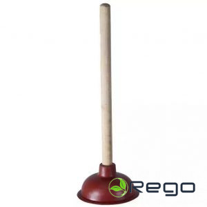Dedra 12H001 Vantūzis, gumijas piesūceknis,diam.14cm,koka kāt 42cm