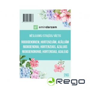 Mēslojums hortenzijām/rododendriem/acālijām Emin Dārzam 2kg