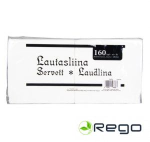Salvetes 160gab, baltas 33cm