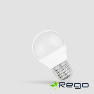 LED Spuldze G45-7W bumbiņa G45 230V/50HZ 7W  600lm, 3000K E27 (17010S)