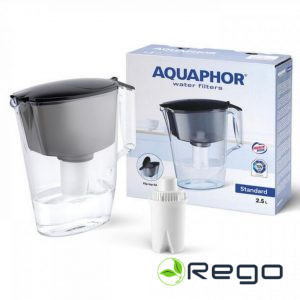 Ūdens filtrs - krūze, AQUAPHOR STANDARD, B15, melns,- 2,5 L
