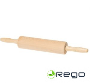 Maku mīklas rullis 43cm koka
