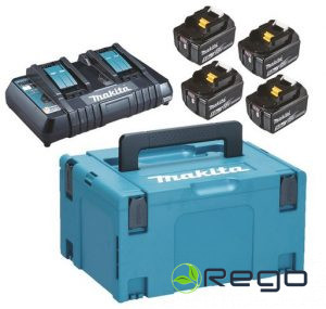Makita lādēšanas k-ts 18V, 4xBL1850B, DC18RD, MAKPAC 197626-8