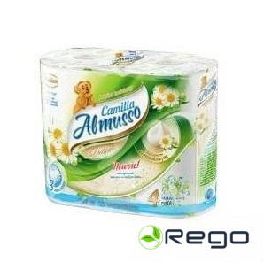 Tualetes papīrs Almusso Camilla 4ruļļi, 3kārtas