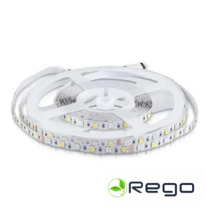 V-TAC LED lente 60 V-TAC,1m_8W/m(357Lm/m) 0,66A/m, RGB krāsaina+silti balta 3000