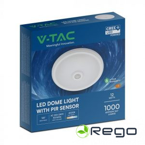 V-tac VT-CREE 13 sensora lampa 1000lm/12W/4K