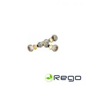 Niķelēts trejgabals 20-20-20, PEX caurulēm Gtn 1607N202020 (244513)