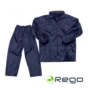 Lietus jaka+bikses XXL neilona/PVC zils SACOBEL