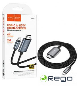 DOT 27 Video kabelis C(M) uz HDMI (M), 4K/2m