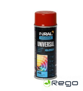 Emalja aerosol.krāsa sarkana INRAL UNIVERSAL (26-7-6-024)