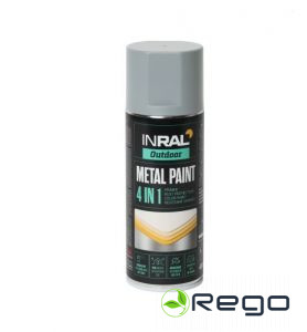 Inral METAL PAINT 4in1 aerosolkrāsa, Telegrey 2, matēta