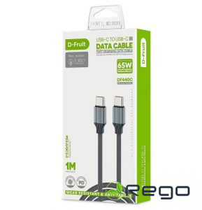 D-Fruit USB-C Cable, 1m Ātrās uzlādes kabelis DF440C