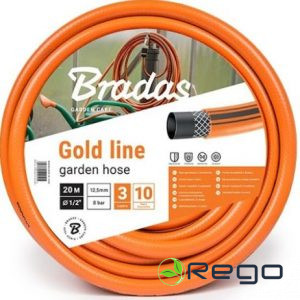 Dārza šļūtene GOLD LINE 5/8'-50m, oranža, WGL5/850 (280154)