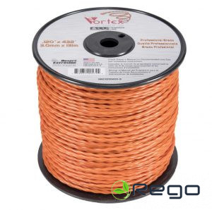 Trimmera aukla VORTEX ALU 3.0mm / 131m vītā (30131VOAL)