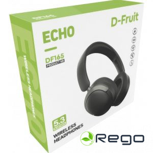 D-Fruit austiņas Echo DF165 melnas