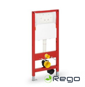 Iebūvējamais rāmis podam Vento 4 in1 ar hromētu taustiņu 500X165mm,h=1125mm