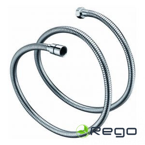 Dušas pievads 200 cm, nerūsējošā tērauda, antitwist 360 Vento SS304-200 (352440)