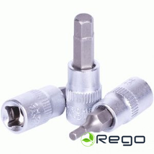 Muciņa ar seškanšu ieliktni  HEX 7mm (1/4"  L=38mm) Avtodelo