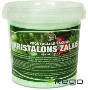 Kristalons zaļais 18-18-18 1kg spain.
