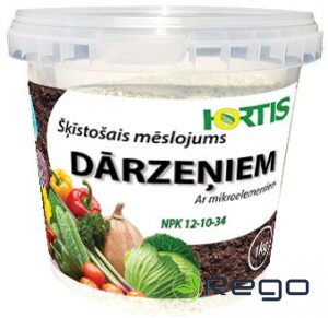 Mēslojums dārzeņiem šķīštošais 1kg