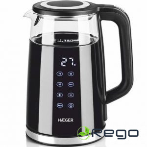 Haeger EK-DIG.028A Elektriskā tējkanna ar temperatūras kontroli 1.7L 2200W