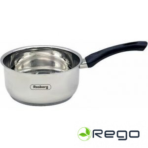 ROSBERG Kastrolis, 14 cm, 1,0 litri, bakelīta rokturis R51210E14K