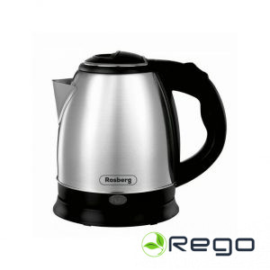 Elektriskā tējkanna Rosberg 555R51230J,1500W,1L,ner.tēr. korpuss