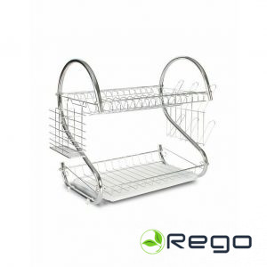Trauku žāvētājs Rosberg R53000H, hromēts, 2 līmeņi, 40x25x39cm