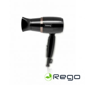 Matu fēns Rosberg R51100J, 1600W, melns, saliekams rokturis