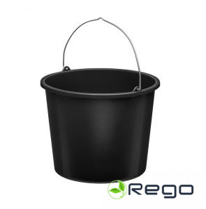 Plastmasas spaimis 20L, melns (MLBB20)