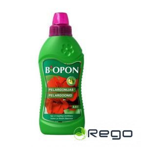 Biopon šķidrais mēslojums pelargonijām 500ml