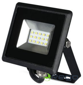V-tac LED 10W 800lm prožektors melns, 4000K