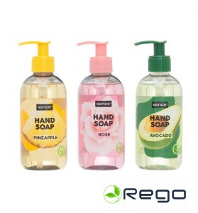 Sence šķidrās ziepes 300ml 3 veidi Planet Love Avocado, Rose, Pineapple