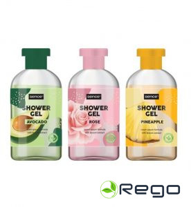 Sence dušas želeja 3 veidi 500ml Planet Love Rose
