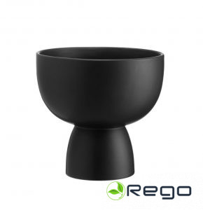 4Living puķu pods Cup 20cm melns