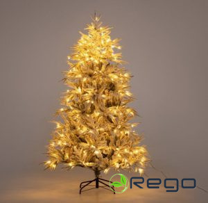 Finnlumor Ziemassvētku egle Frosty 180cm ar lampiņām 300LED