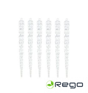 Winteria Ziemassvētku rotājumi Icicles 17cm 6gab