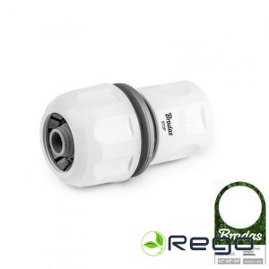 Konektors WHITE LINE1/2'', 5/8'',3/4''-ar stop funkc., UNIVERSAL, WL-2180