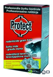 Protect žurku un peļu inde, graudi,150g