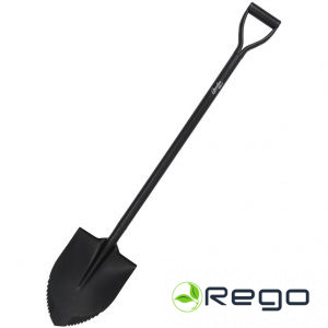 Dedra 80B005 Zobainā smailā lāpsta tērauda kāts, kopējais garums 120 cm
